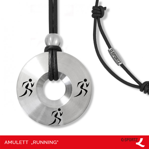 Running runde Amulett-Kette Q-Sportz