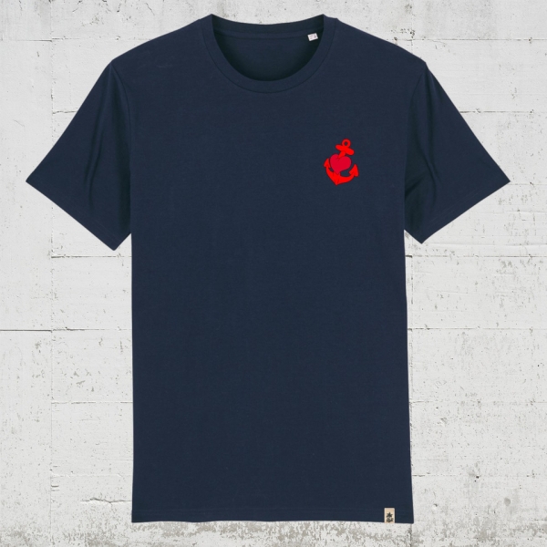 Anker klein | Bio T-Shirt Men french navy