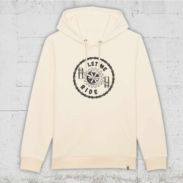 Let Me Ride | Bio Hoodie unisex natural raw