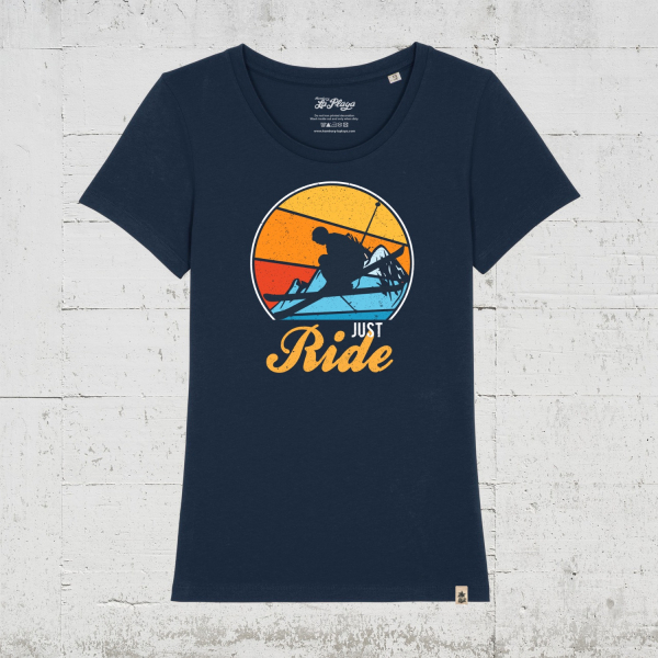 Just ride - Ski Edition | Bio T-Shirt Women - french navy