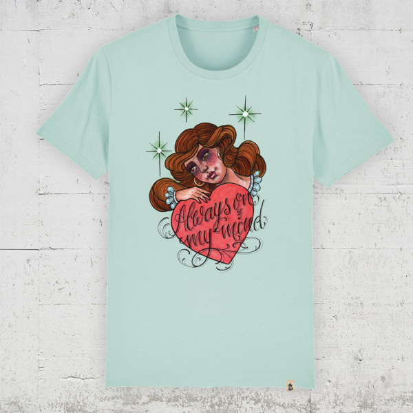 Always on my mind | Bio T-Shirt Men HLP Artists caribbean blue