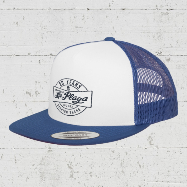 20 Years | Trucker Cap front - royal blue white royal blue
