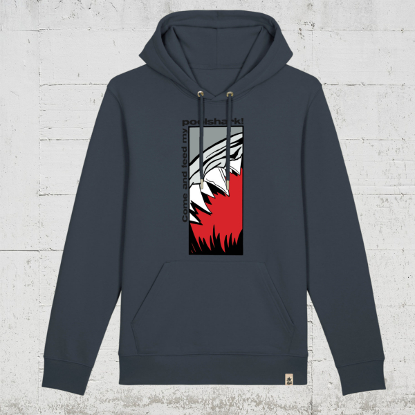 Poolshark | Bio Hoodie unisex india ink grey