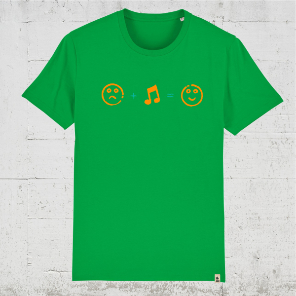 sad. music. happy. | Bio T-Shirt Men