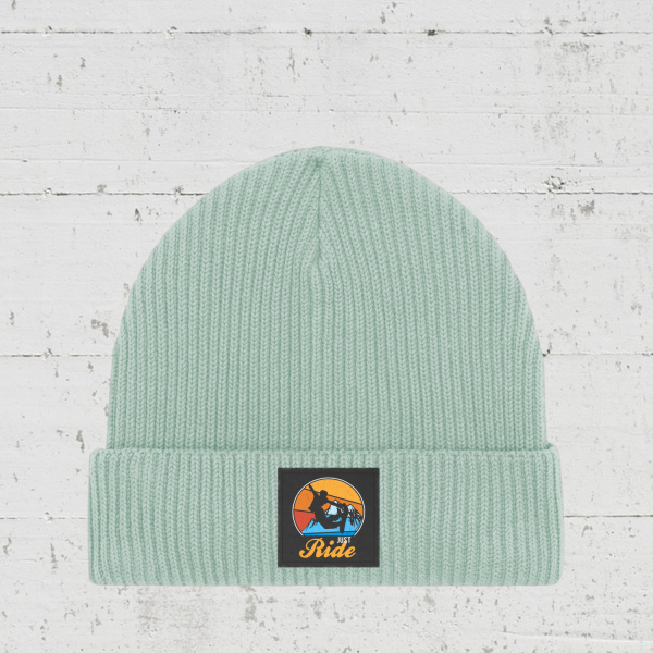 Just Ride - Snowboard Edition | Fisherman Beanie unisex - aloe