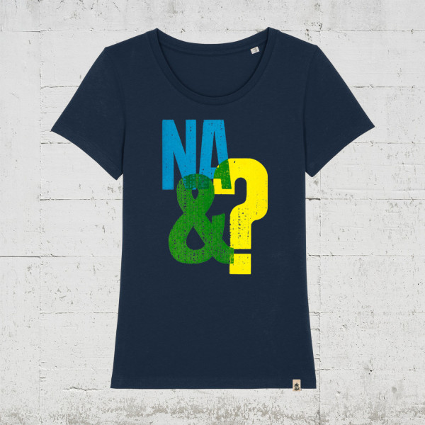 About Paper - Na&? | Bio T-Shirt Women HLP-Artists french navy