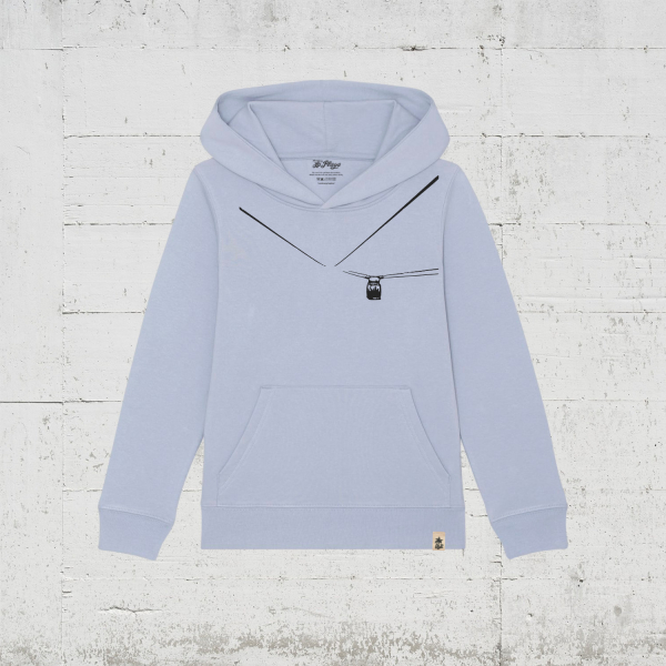 Nebelgondel | Bio Hoodie Kids - serene blue