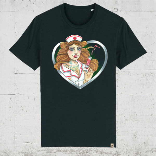 Cutekarin - Love Injection | Bio T-Shirt Men HLP Artists black