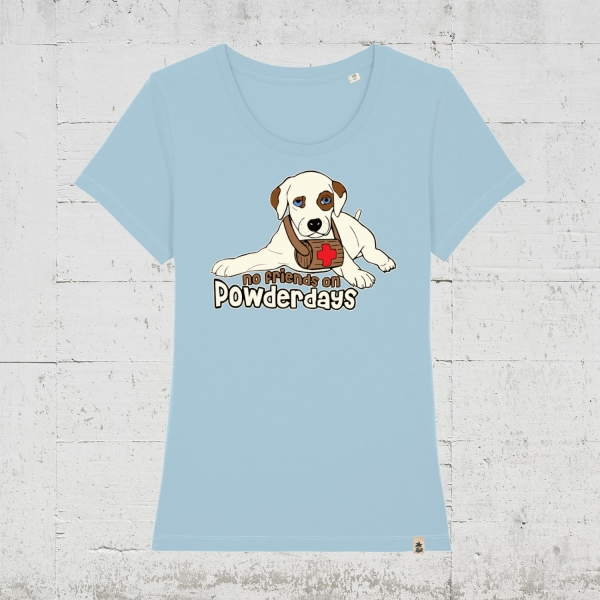 No Friends On Powderdays | Bio T-Shirt Women