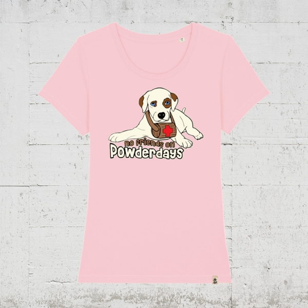 No Friends On Powderdays | Bio T-Shirt Women