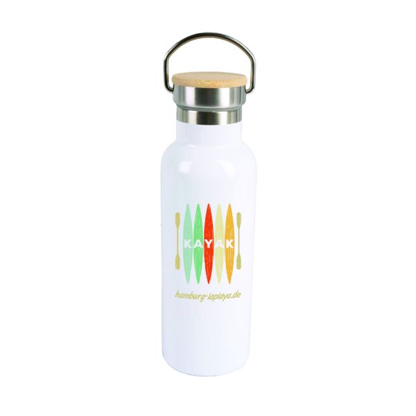 Kayak | Thermosflasche mit Bambus Verschluß