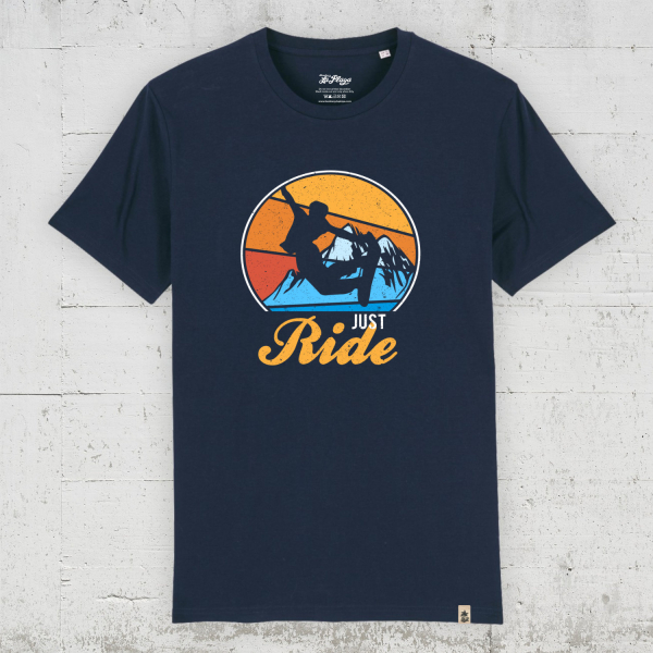 Just Ride - Snowboard Edition | Bio T-Shirt Men - french navy