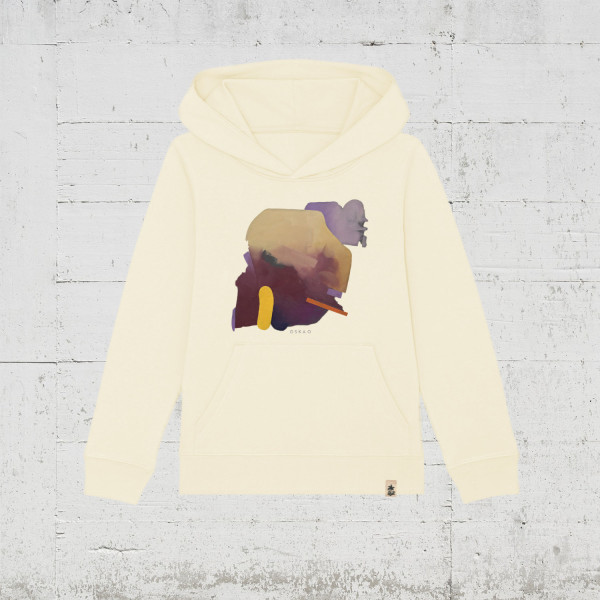 Oska O - Dough Heffner | Bio Hoodie Kids HLP-Artists natural raw
