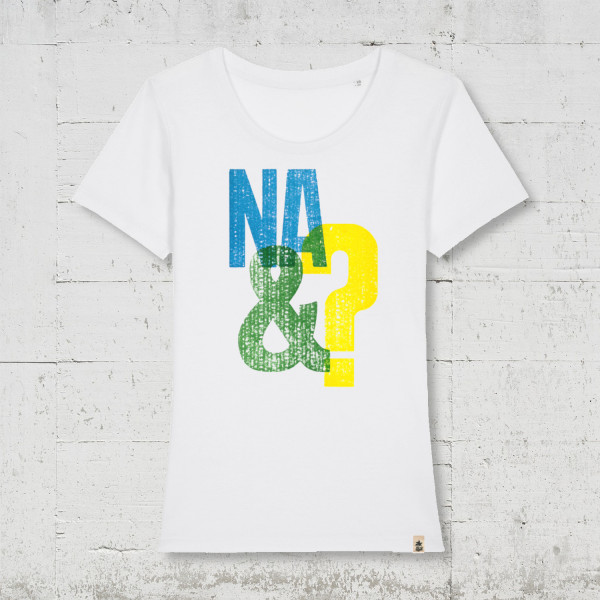About Paper - Na&? | Bio T-Shirt Women HLP-Artists white