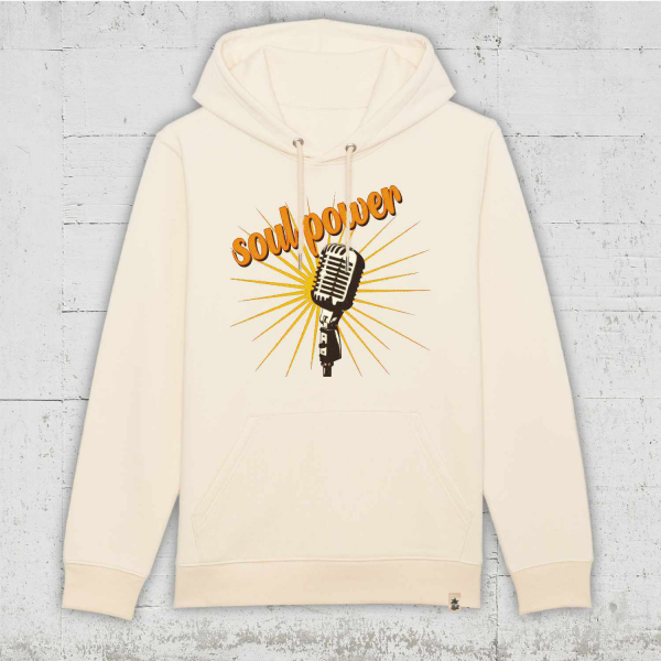 Soul Power | Bio Hoodie unisex natural raw