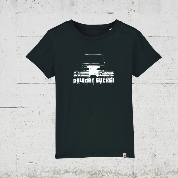 Powder Sucks! | Bio T-Shirt Kids - black