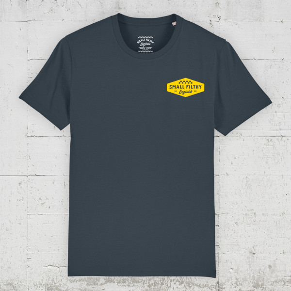 SFE - Logo | HLP Artists Bio T-Shirt Men front - india ink grey