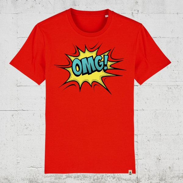 OMG! | Bio T-Shirt Men bright red