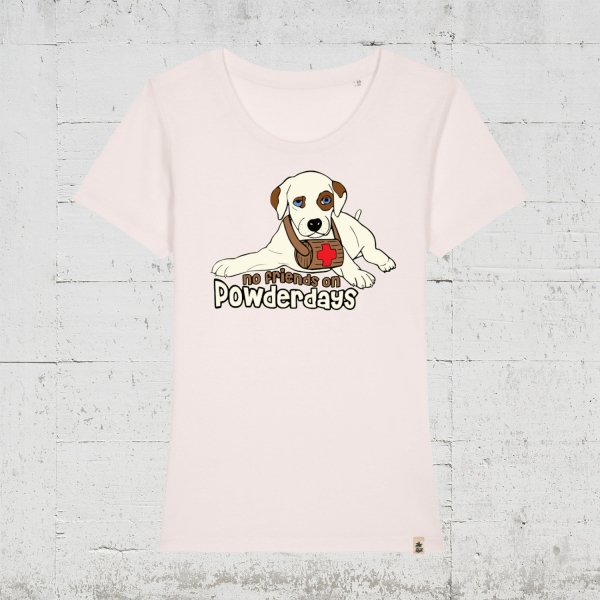 No Friends On Powderdays | Bio T-Shirt Women
