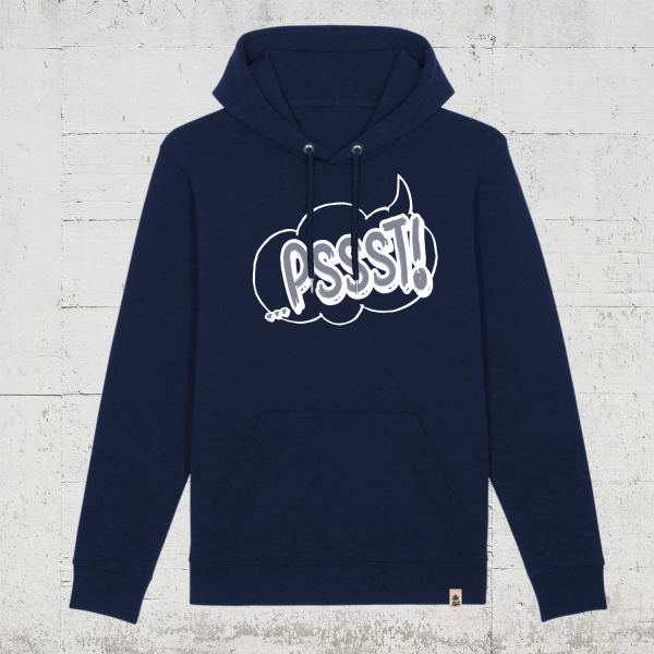 Pssst! | Bio Hoodie unisex french navy
