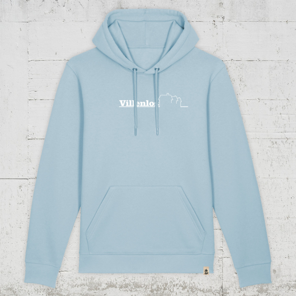 VILLENLOS | Bio Hoodie unisex sky blue