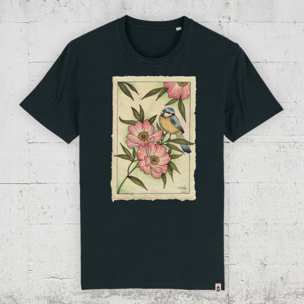 Cutekarin - Blaumeise | Bio T-Shirt Men HLP Artists black