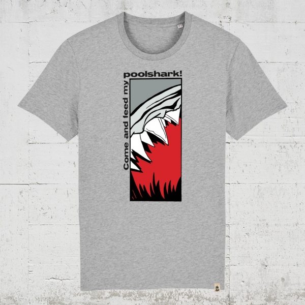 Poolshark | Bio T-Shirt Men heather grey