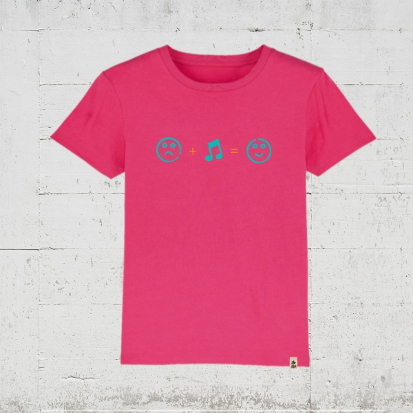 sad. music. happy. | T-Shirt Kids