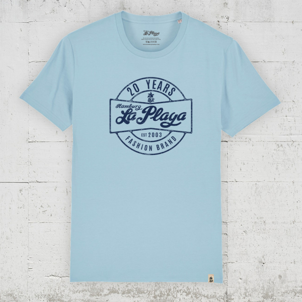 20 Years HLP | Bio T-Shirt Men - sky blue