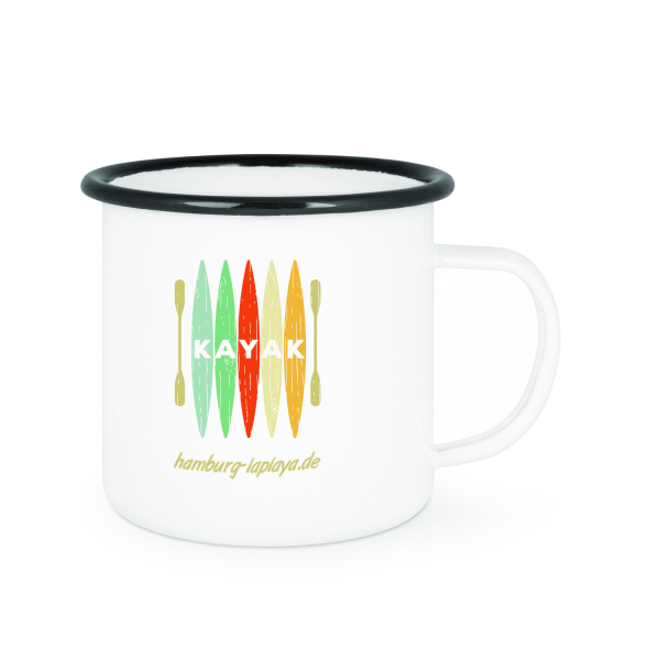 Kayak | Emaille-Tasse