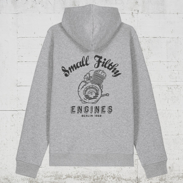 SFE moto76co | HLP Artists Bio Hoodie unisex back - heather grey