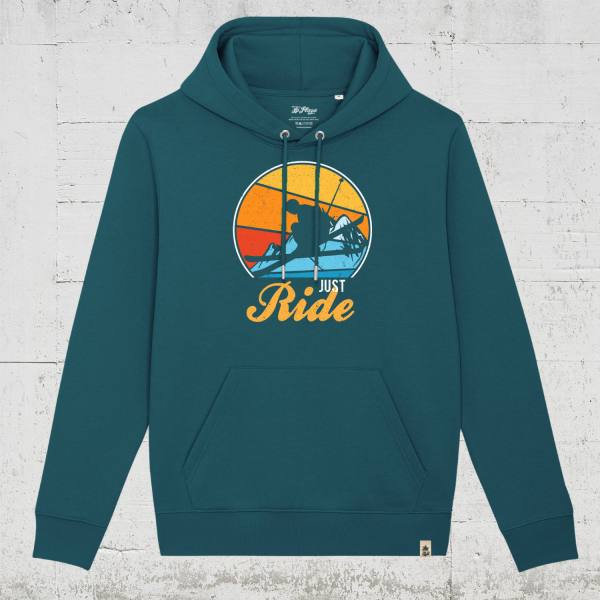 Just Ride - Ski Edition | Bio Hoodie unisex - stargazer front